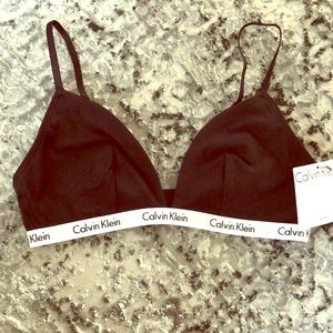 Brand new Calvin Klein triangle bra
